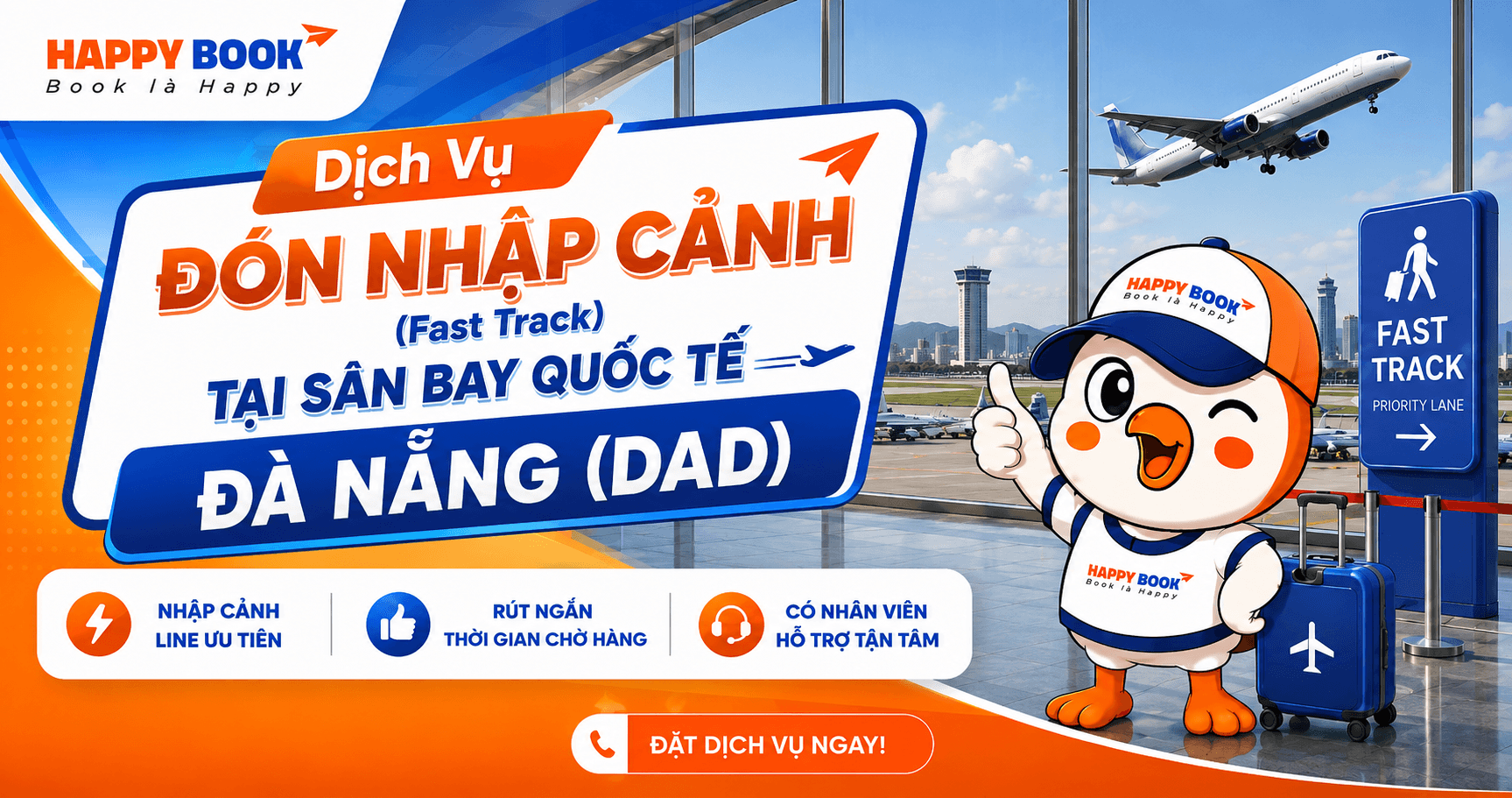 Dịch vụ Đón nhập cảnh (Fast Track) tại Sân bay Quốc tế Đà Nẵng (DAD)